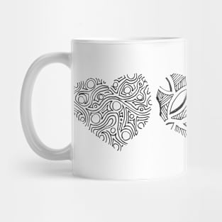 Three hearts Mug